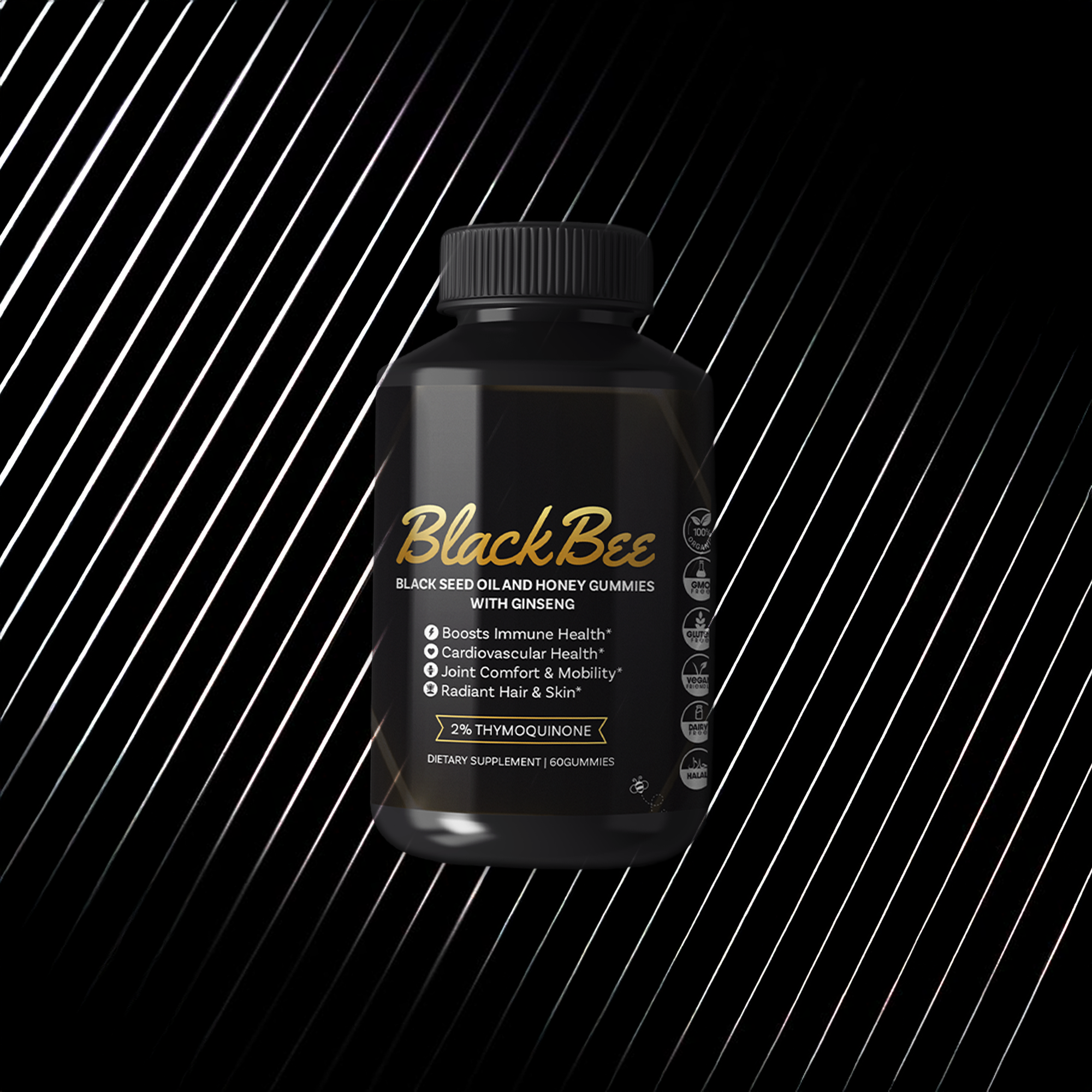 Black Seed Oil and Honey Gummies with Ginseng