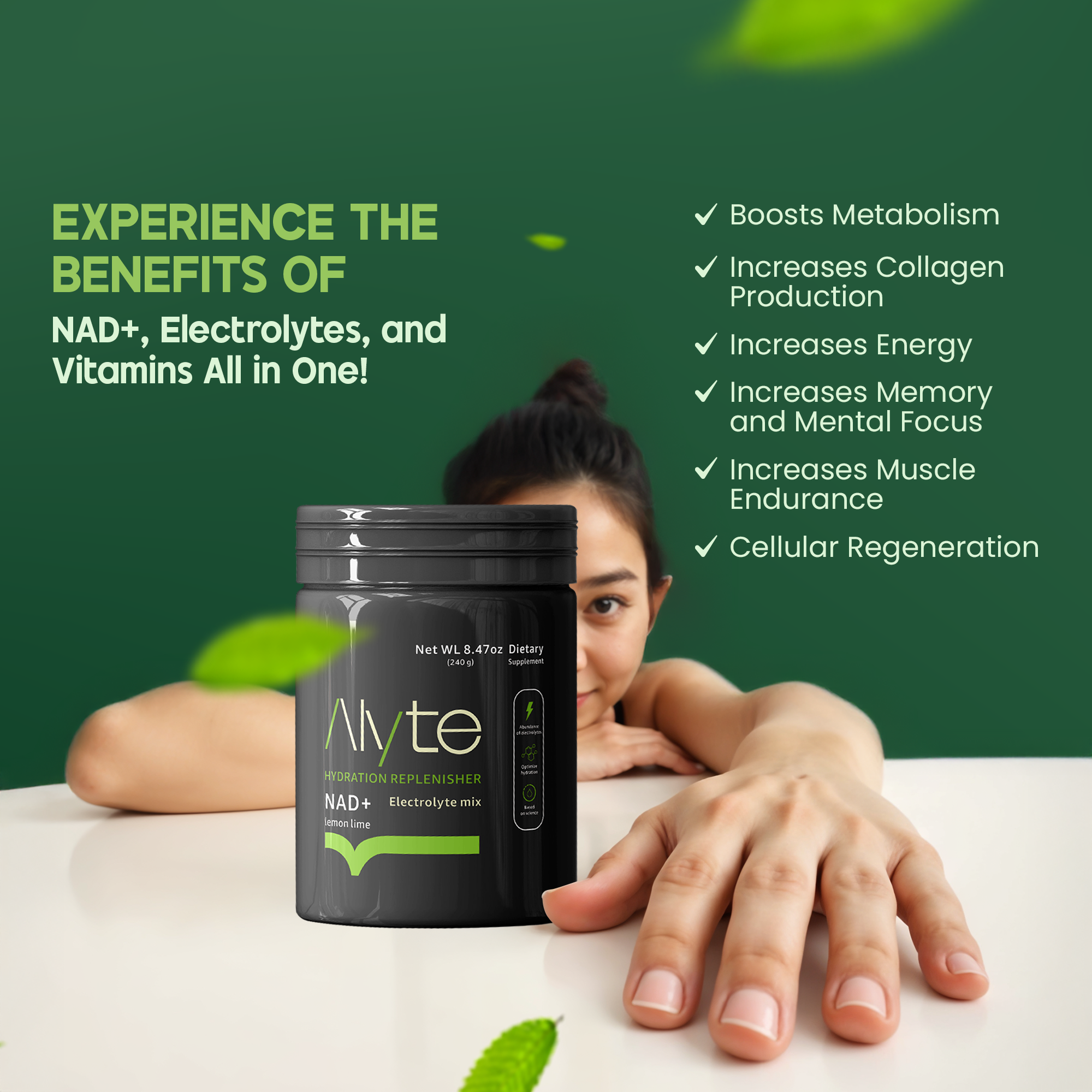 Hydration Replenisher NAD+ Electrolyte mix